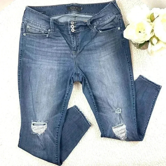 Torrid Highrise Buttery Soft 3 Button Super Stretch Fade Whisker Jegging Size20R - Picture 3 of 16